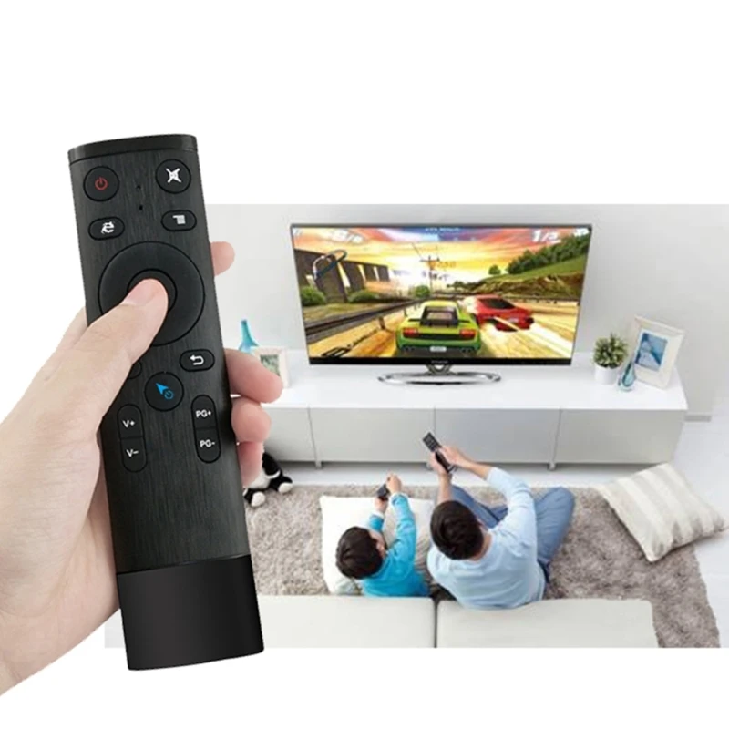 Q5 2.4G RF 3D Brushed Fashion Somatosensory Universal Air Mouse Remote Control For Computer, Smart TV and other remote control