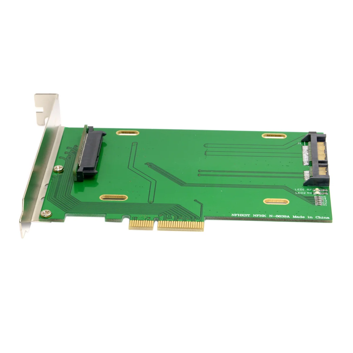 

CY PCI-E 3.0 x4 Lane to U.2 U2 Kit SFF-8639 Host Adapter for 750 NVMe PCIe SSD & Intel Motherboard