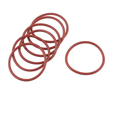 

10pcs 30mm Outside Dia 2mm Thickness Industrial Rubber O Rings Seals