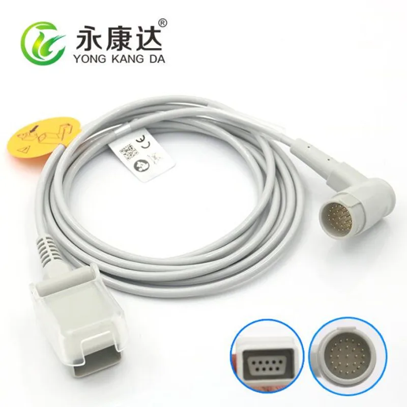 RC 25Pin Connector Adapter To DB9 Spo2 Extension Cable