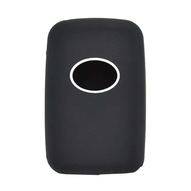 For Toyota RAV4 Land Cruiser Camry Highlander Prado Prius Yaris Corolla Vitz Silicone Remote Key Case Shell Cover 2 Button