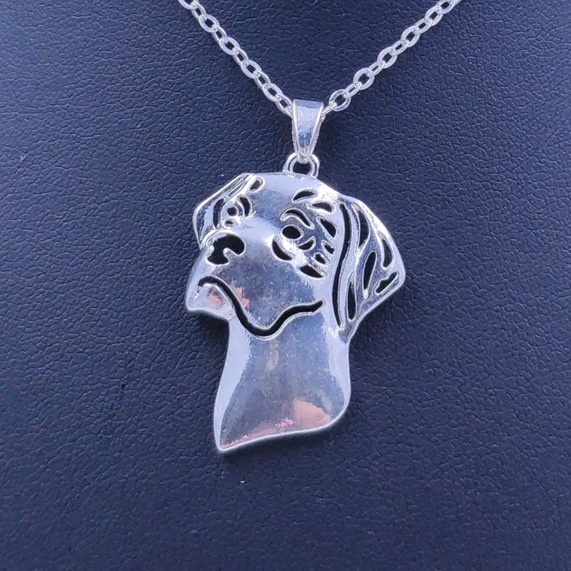 English Pointer Dog Animal Pendant Necklace Gold Silver Plated Jewelry For Women Male Female Girls Ladies Punk  AKC  N171