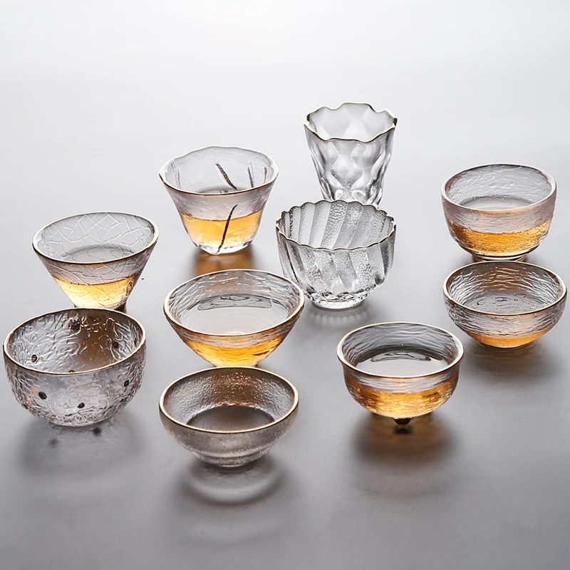 TANGPIN heat-resistant transparents glass teacup for tea glass tea cup kung fu cup