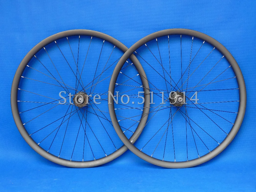 

Toray Carbon Fiber Glossy Matt Wheelset Mountain Bike 29ER MTB Clincher Rims Bicycle Wheel