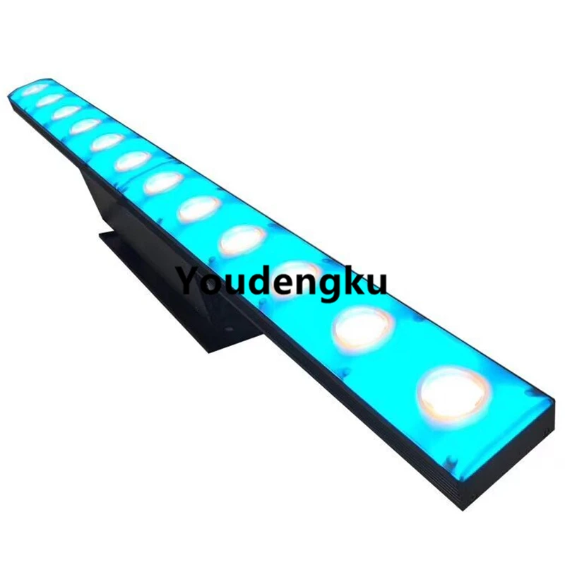 4 pieces 12pcs x 3watts led matrix bar 2in1 chameleon led wall wash strobe beam stream effect indoor led wall washer light