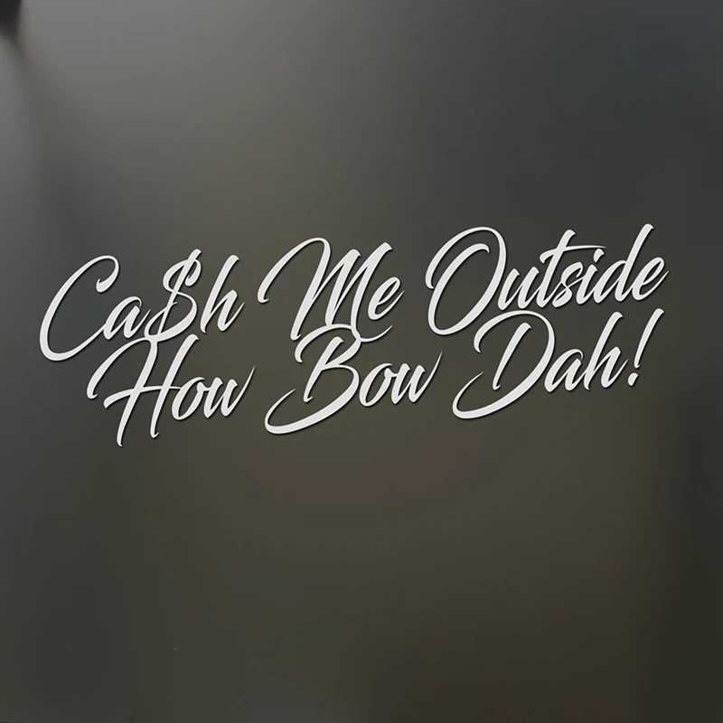 Наклейка Catch Me внешний как лук да наклейка наличные Гонки JDM Забавный Дрифт автомобиль оконная наклейка