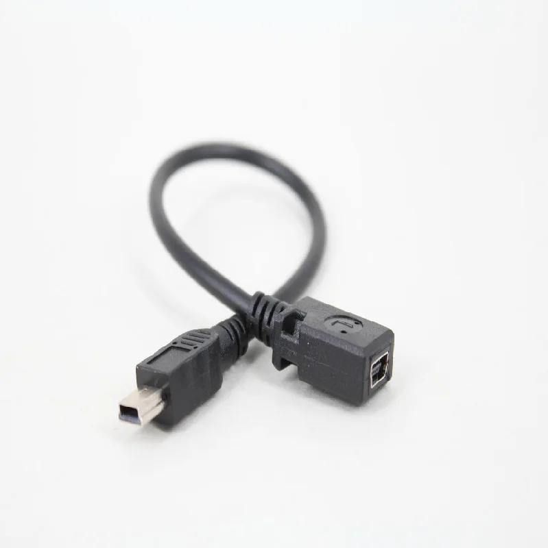 50pcs/lot USB Mini 5 Pin male to Mini 5pin female Adapter cable Wire MF Wholesale