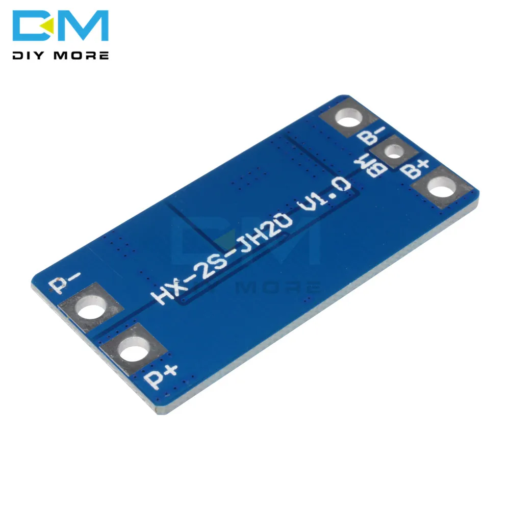 5PCS 2S 10A 8.4V 7.4V 18650 Li-ion Lipo Lithium Charger Protection Board Module BMS PCM 2 Cell Pack Balance Function Protect