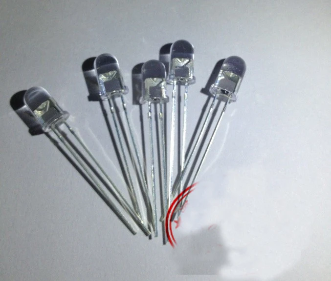 10 x 5mm 940nm IR Infrared Light Emitting Diodes Lamp Bulb Clear