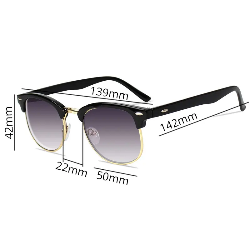 Men\'s Sun Glasses For Myopia Women\'s Eyeglasses Grey Gradient Lens Spectacles Men Eyeglass Frame Anti UV400 -0.50 -1.0 -4.5 -5.0