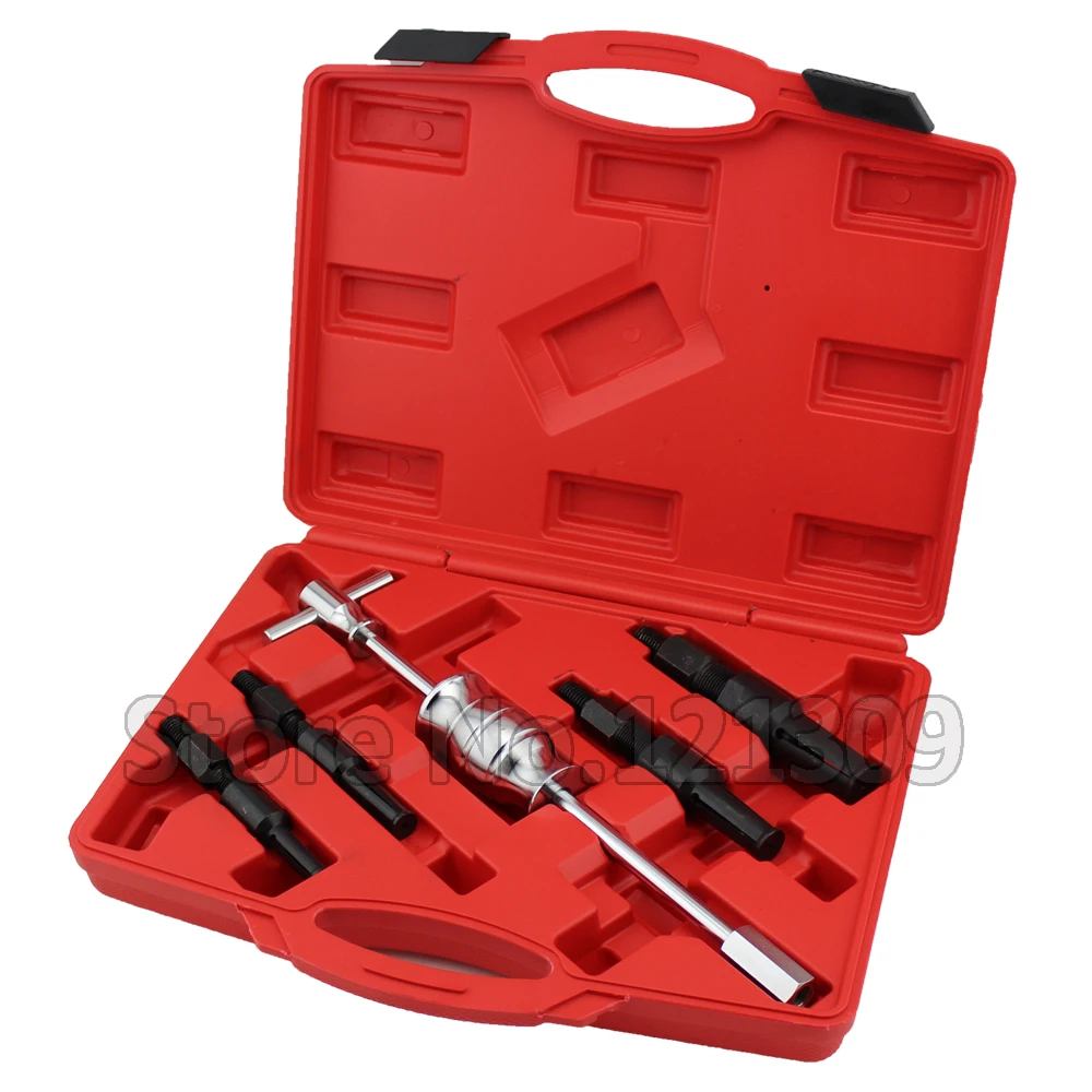 

Professional Auto Tools 5pc Blind Inner Bearing Puller set Slide Hammer Internal Kit