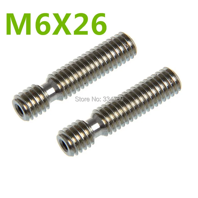 Plus Barrel M6*26 Nozzle Throat For Reprap Makerbot Printer Extruder Hot End 1.75mm printer parts