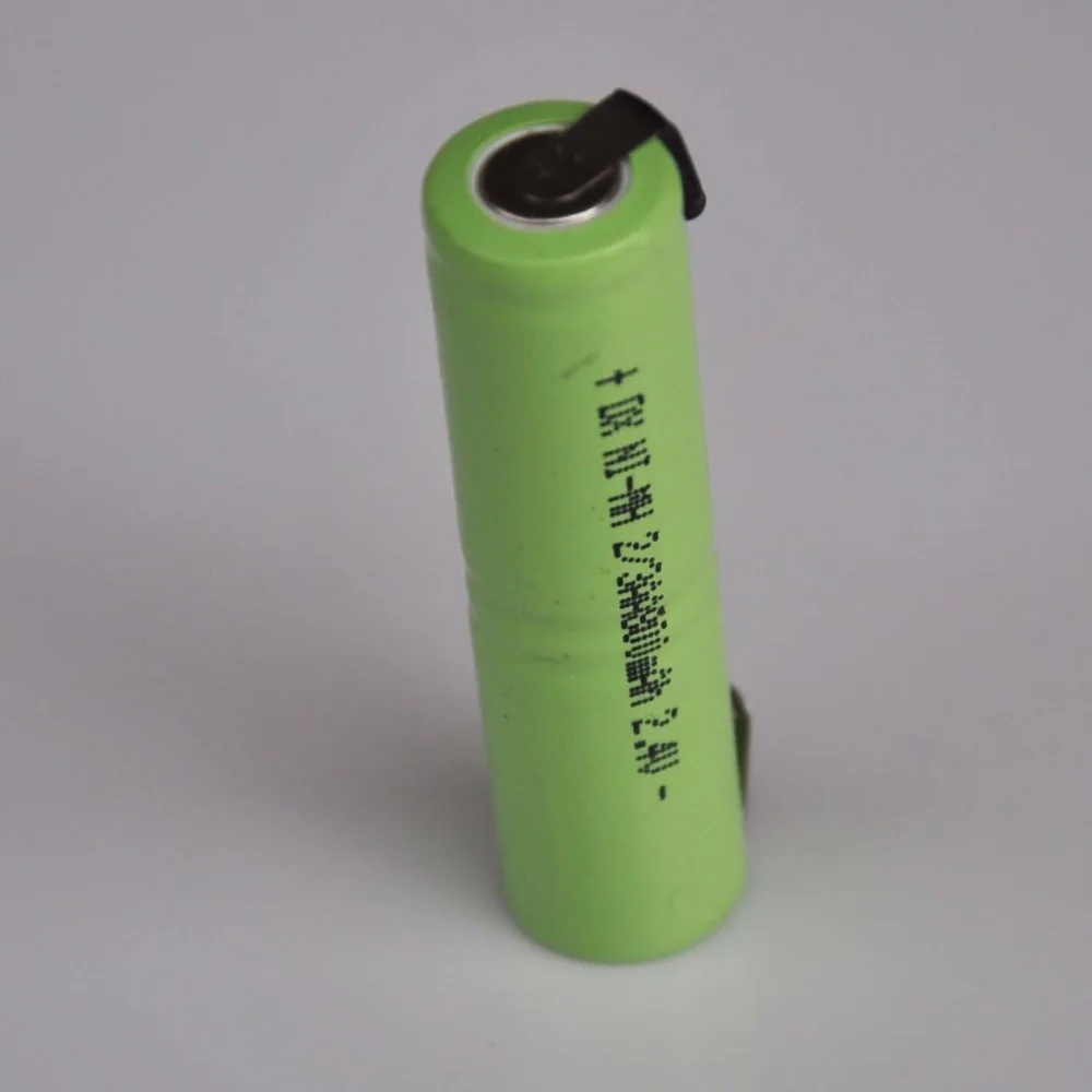 1-5PCS 800MAH 2.4V 2/3AA NI-MH battery pack Ni Mh cell with welding pins for electric razor shaver