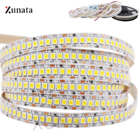 XUNATA 5m 24V LED Strip 240LEDs/m SMD2835 LED Tape White Warm White Flexible LED Ribbon String Light Fixture for Home Decoration