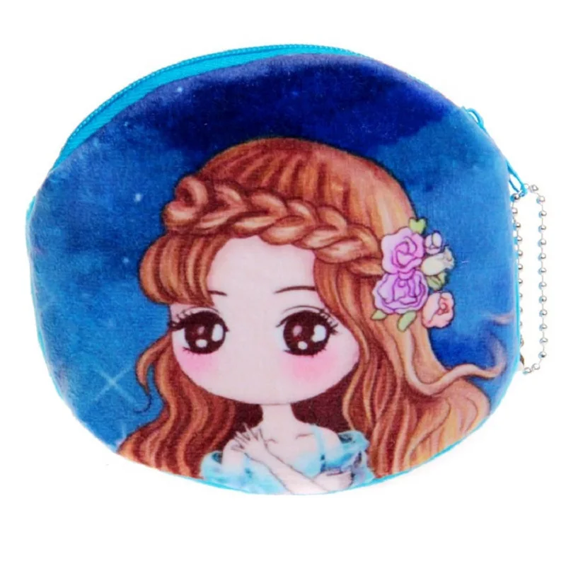 

Plush Children Kawaii Short Wallet Women's Cute Cartoon Coin Purse Small Wallet Pouch Money Bag Cateira Bolso Bolsa for Girls