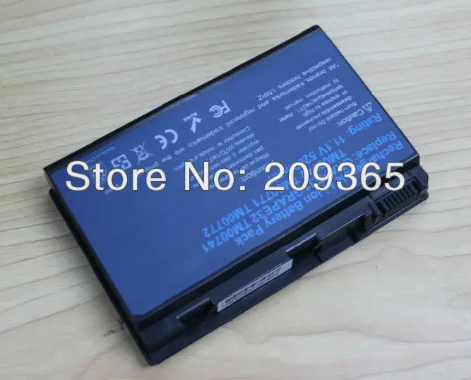 Laptop Battery For Acer Extensa  5430 5610 5610G 5620 5620G 5620Z Series 5630 5630EZ 5630G 5630Z 5630ZG 5635 7220 7620 7620G