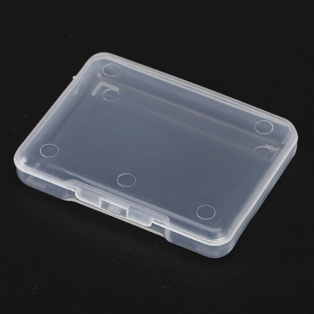 5PCS Plastic Transparent Small Clear Store box With Lid Collection Container Case jewelry Finishing Accessories Storage Box