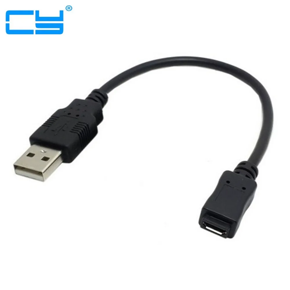 Micro USB B Type 5pin Female to USB 2.0 Male Connector Extension Cable 30cm