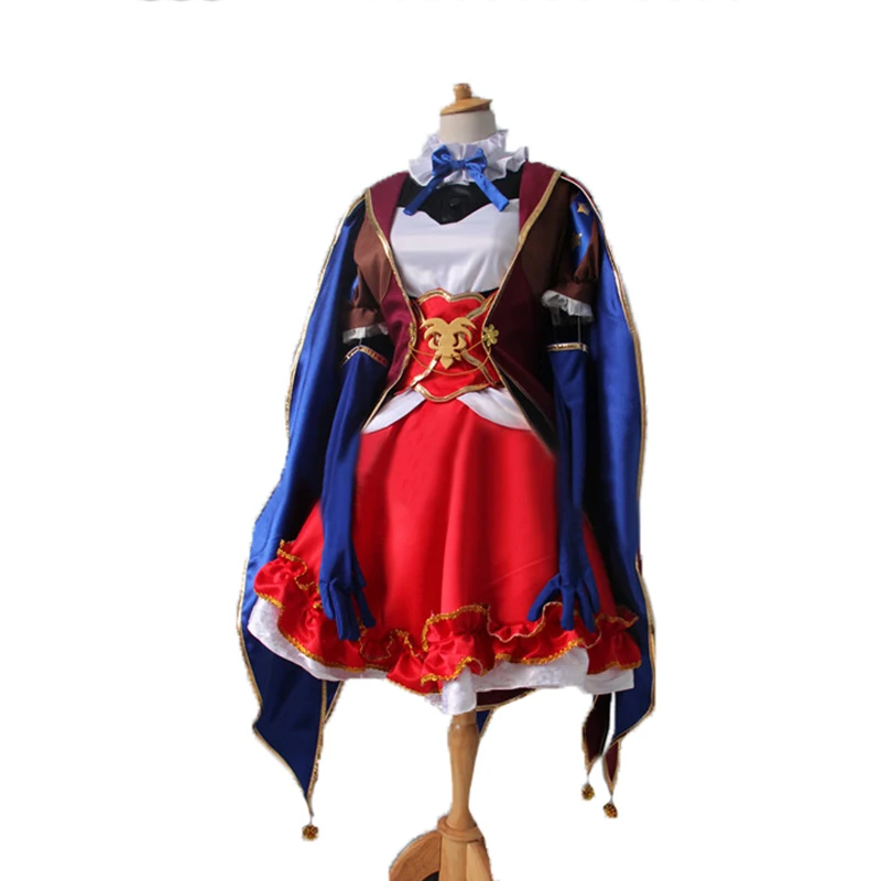 Leonardo lily da Vinci Gothic party dress Cosplay costume full set with cape customize 110