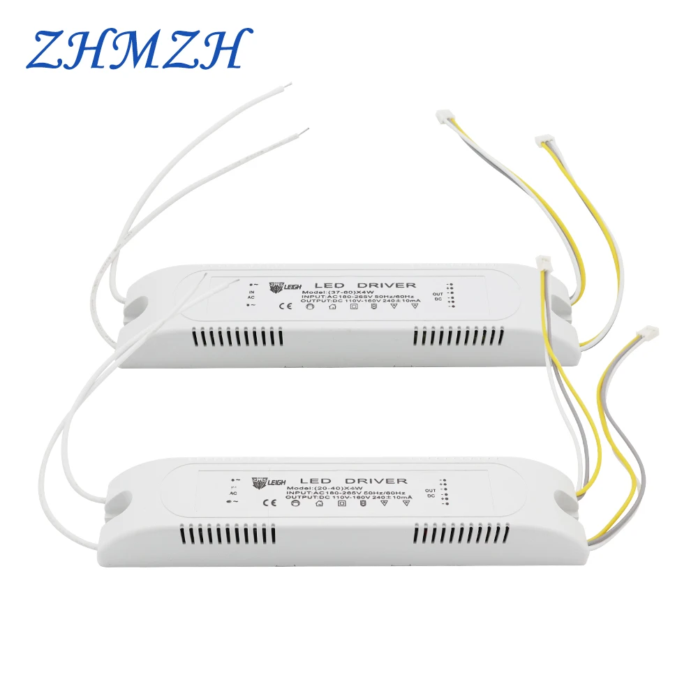 LED Three Color Constant Current Driver 1-60W Power Supply Output 300mA External Two-color Lighting Transformer For LED Ceiling