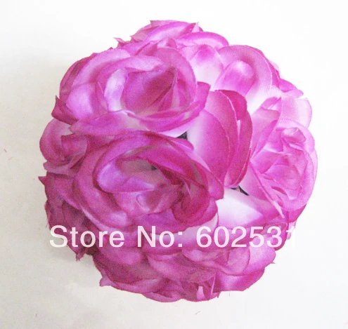 

SPR 15cm wedding KISSING flower ball/silk flower kissing ball-wedding decoration 20 COLORS available FREE SHIPPING