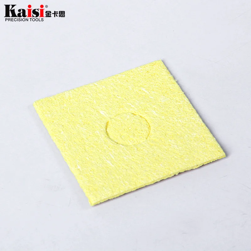 10/20/50/100pcs Soldering Iron Sponge Electric Welding Cleaner Cleaning Pads High Temperature Welding Sponge for Soldering Tools