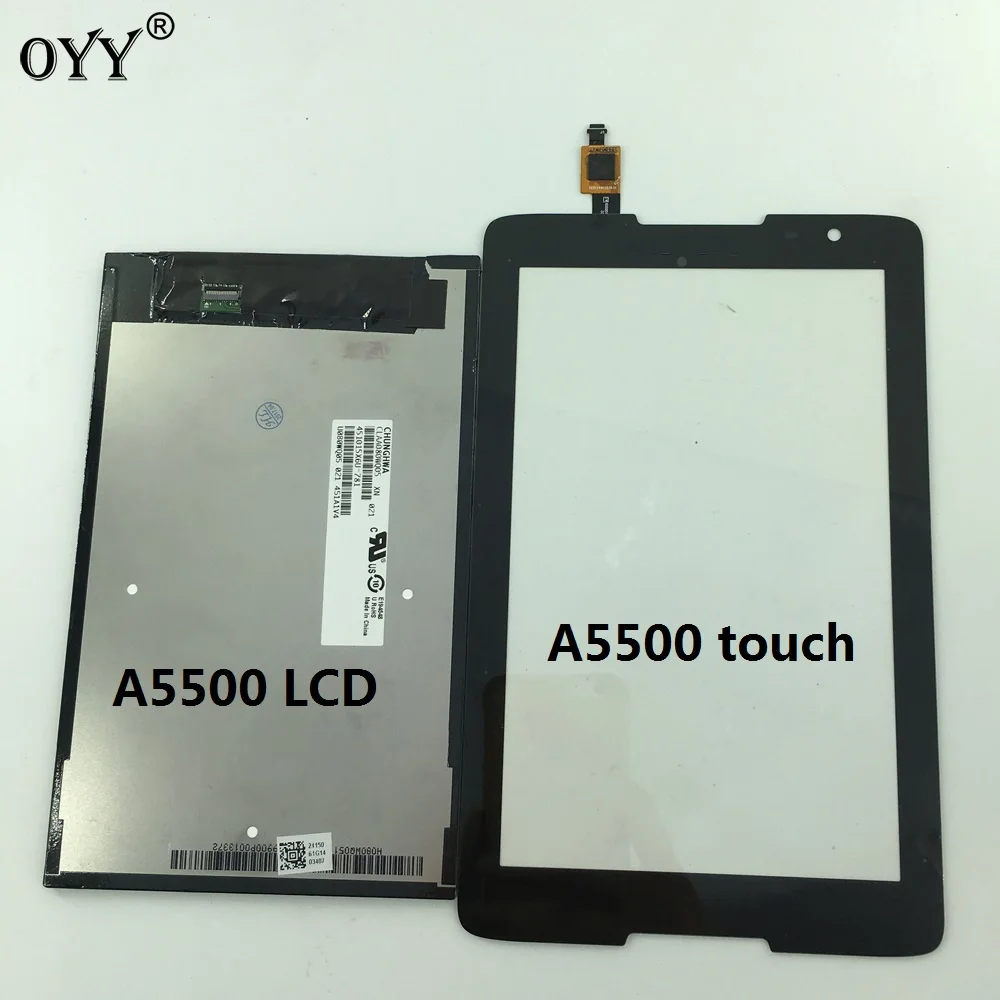 LCD Display + Touch Screen Digitizer Glass Assembly Replacement Parts For Lenovo IdeaTab A8-50 A5500 A5500F A5500-H A5500-HV