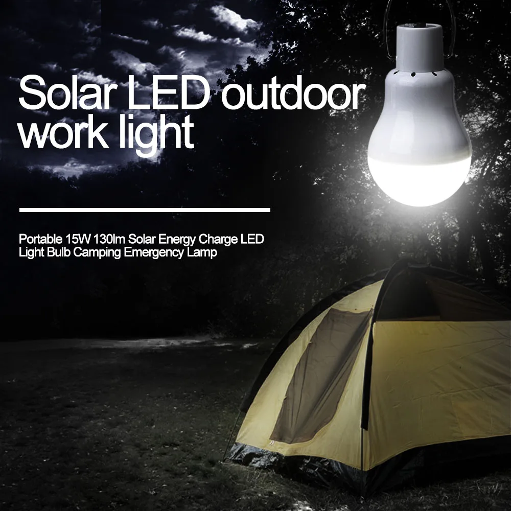 Imagem -06 - Portátil Tenda Luz de Carga Energia Solar Lâmpada Emergência Mini à Prova Impermeável Água Led Lâmpada para Acampamento Caminhadas Pesca 15w 110lm