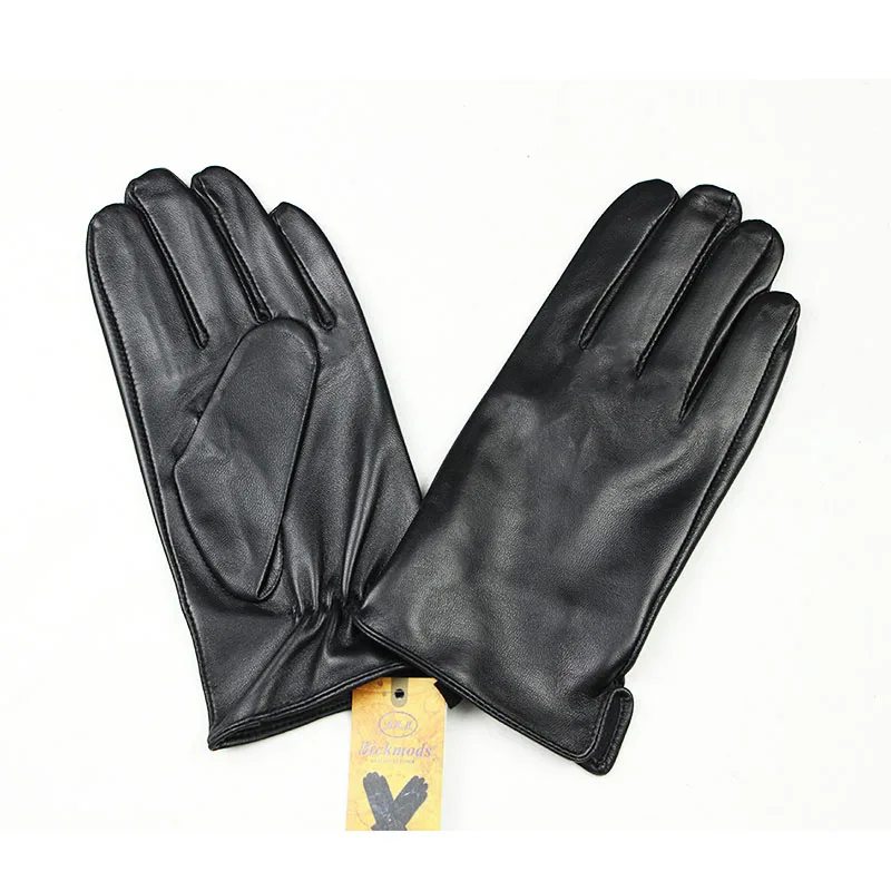 Gants en cuir pour hommes, en peau de mouton, monocouche, sans doublure, fins, printemps et automne, pour moto en plein air, gants de conduite