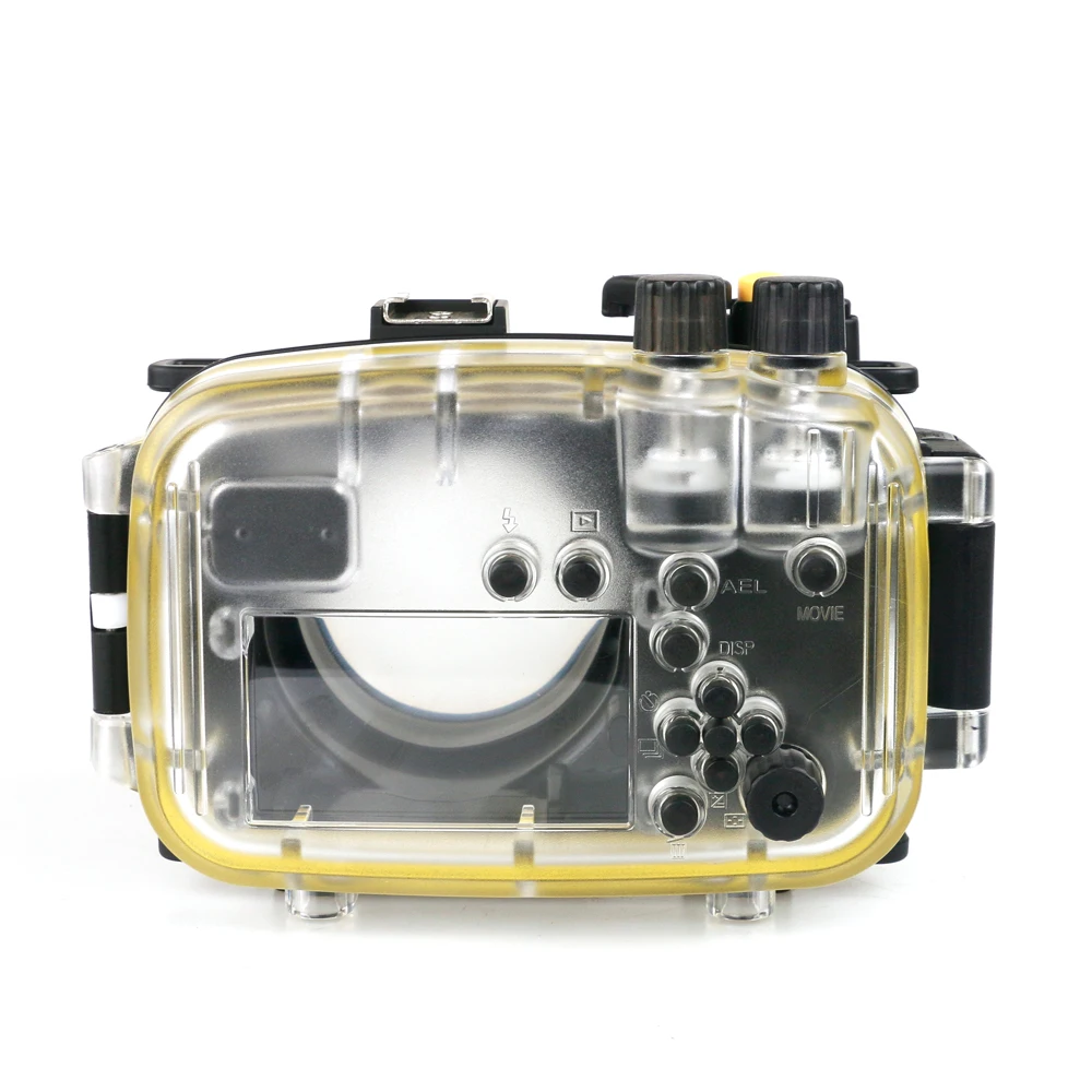 水中カメラ保護ハウジング,防水ケース,ダイビング撮影,不浸透性ボックス,ソニーネックス7,16-50mm, 40mに適しています