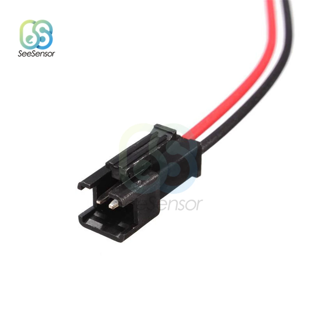 10Pairs 10cm 15cm Long JST SM 2Pins 2P Plug Male to Female Wire Connector LED Connectors