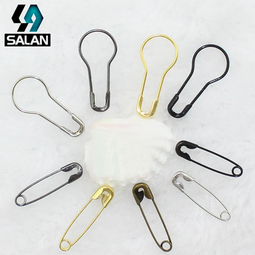 Manufacturers wholesale gourd pin copper / gold / silver safety pin 19mm tag pin