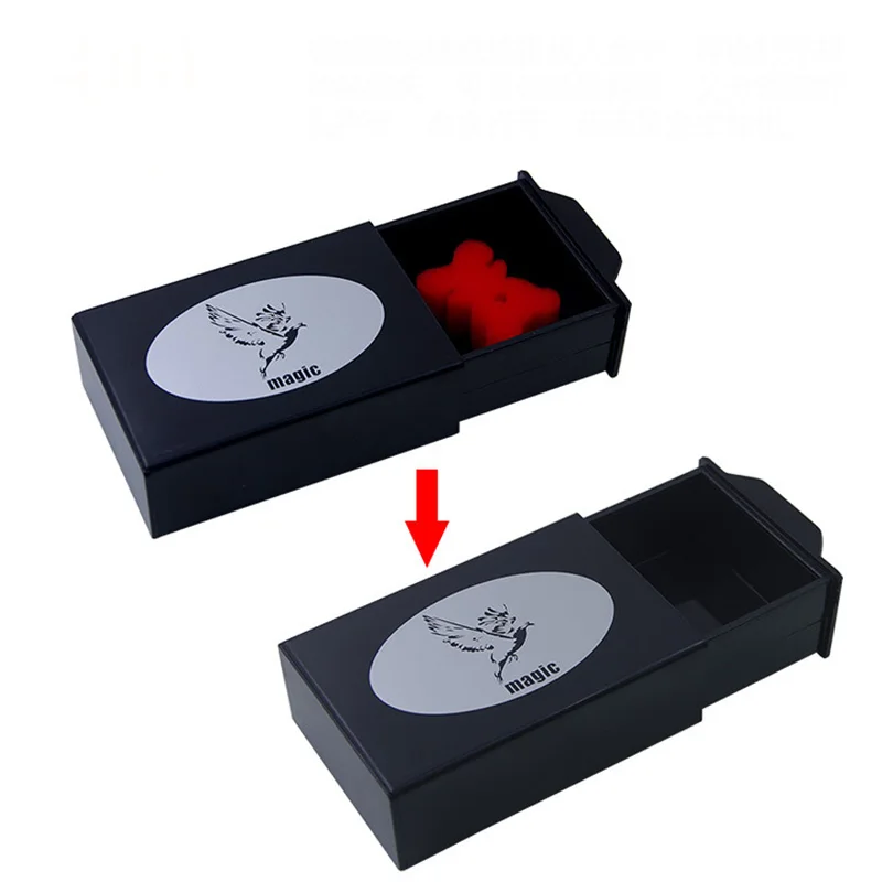 Caja secreta para trucos de Magia, caja de Magia de primer plano, cambia de cosas en la caja vacía, magia, mentalismo, ilusión, truco, juguetes para chico