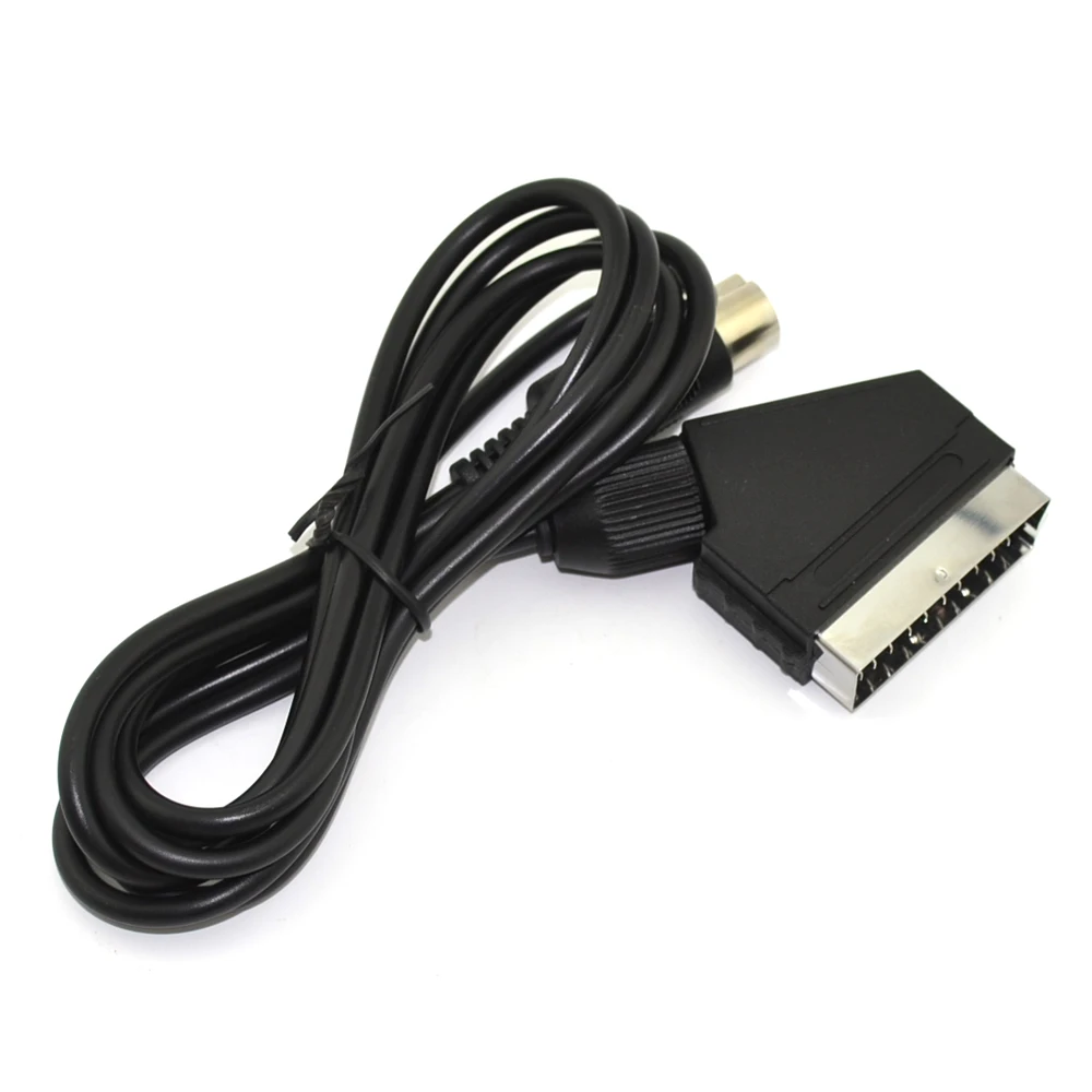 NTSC V-Pin Scart Cable AV Lead for SEGA Mega Drive 1 for Genesis 1