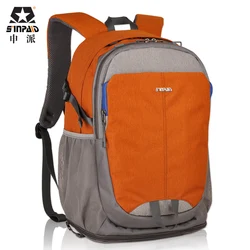 Sinpaid mochila de viagem masculina, bolsa impermeável de 15.6 