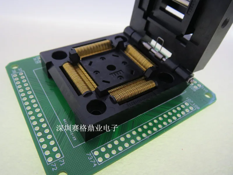 IC51-1444-1354 -7 QFP144 YAMAICHI spacing 0 5mm IC Burning seat Adapter testing seat Test Socket test bench in stock - 7