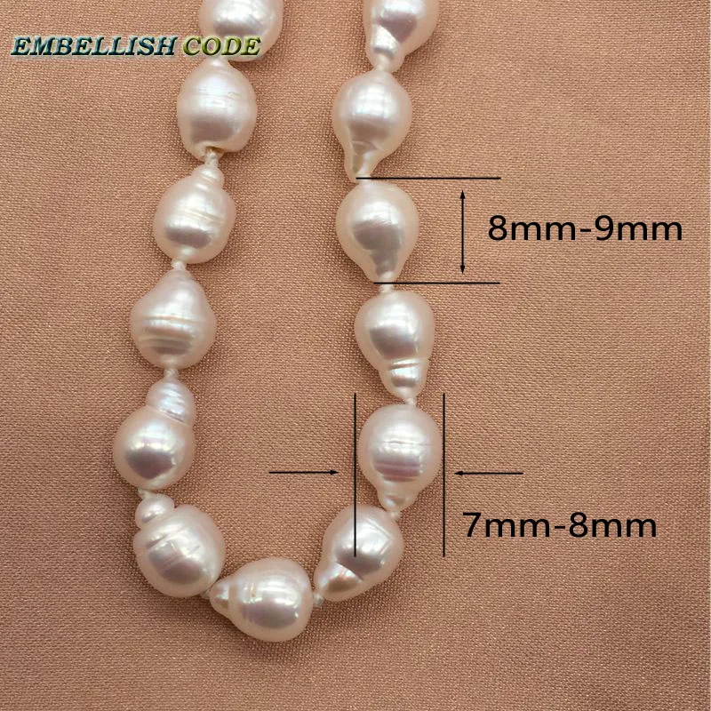 good shiny small baroque pearls bracelet tissue nucleated flame ball real natural freshwater screw thread pearl for girl women