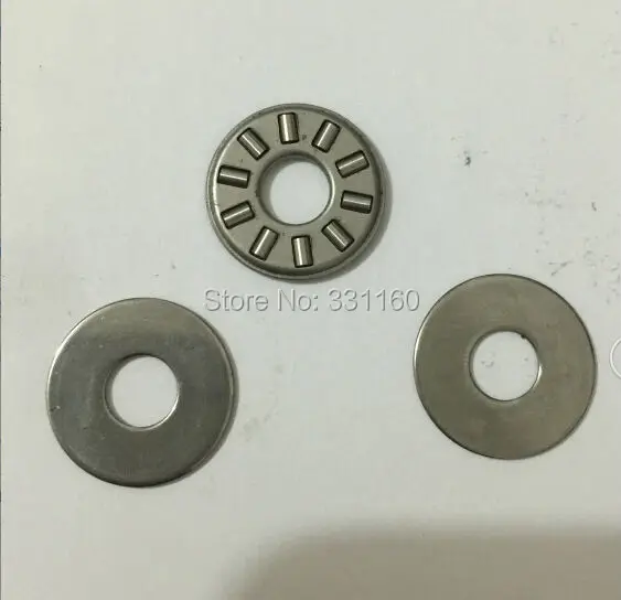 10PCS/LOT  thrust needle roller bearing with 2 thrust collars AXK0819+2AS0819  SIZE:8*19*3.6MM