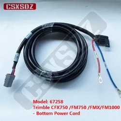 Trimble CFX750 /FM750 /FMX/FM1000- Bottom Power Cord (67258/A) Trimble GPS Power Cable