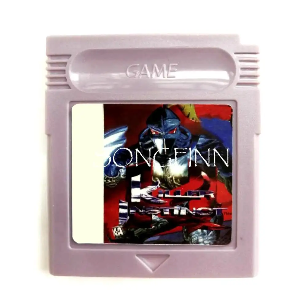 Killer Instinct Memory Cartridge for 16 Bit Handheld Video Game Console  Card Accessories