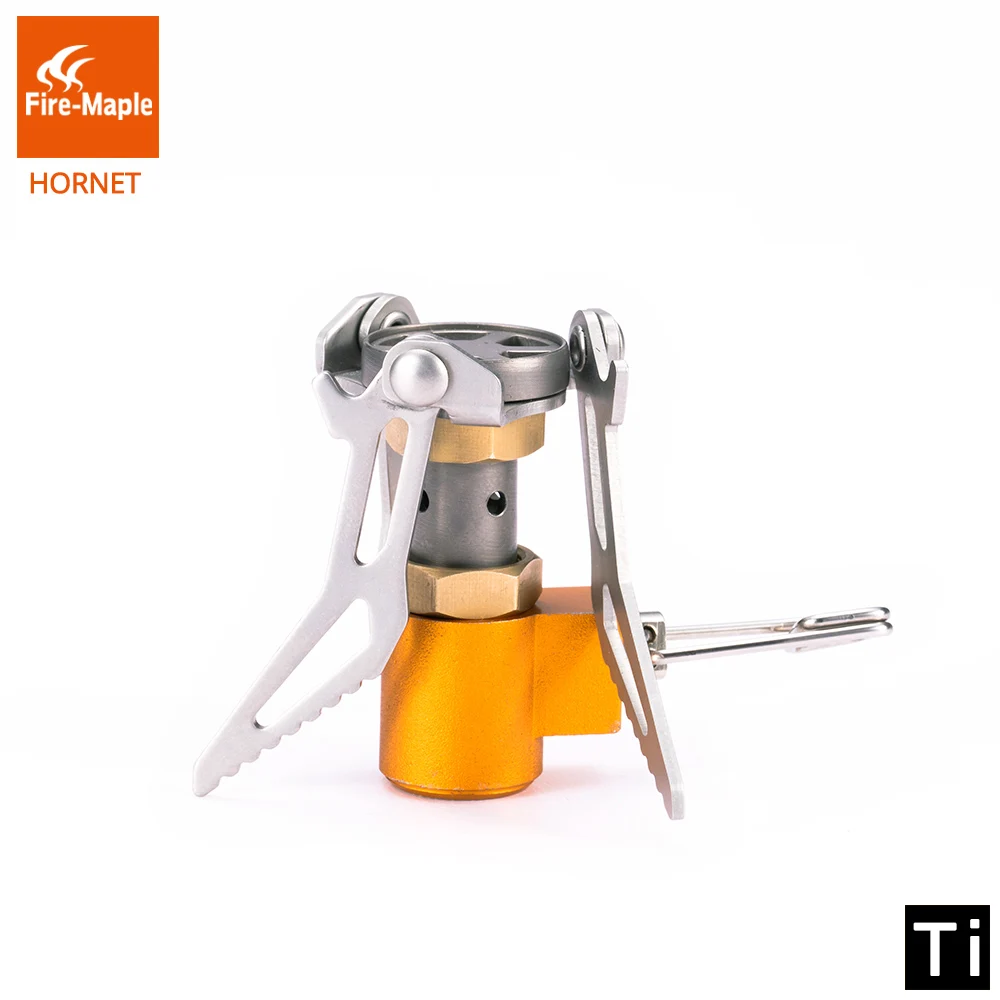 Fire Maple Ultralekka tytanowa kuchenka rakietowa 2600W Przenośny palnik plecakowy Outdoor Hiking Cooking FMS-300T Mini palnik gazowy