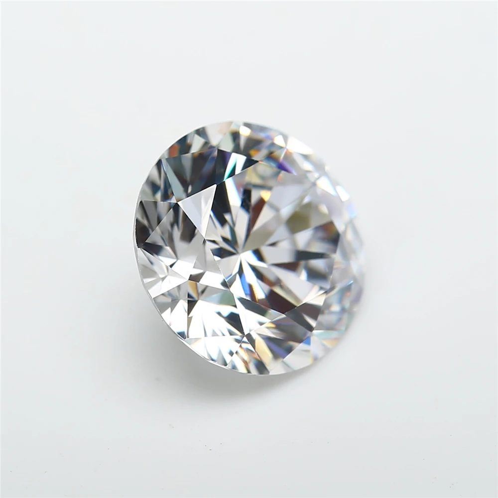 Size 1.0~12.0mm EF GH D Color Round Cut Lab Grown Loose Moissanite Stone Test Positive (5mm-12mm With Certificate)