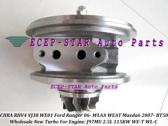 

Турбокартридж CHRA RHV4 VJ38 VFD20021 WE01 Турбокомпрессор для FORD Ranger WLAA WEAT для MAZDA 6 BT50 BT-50 WE-T WL-C J97MU 2.5L