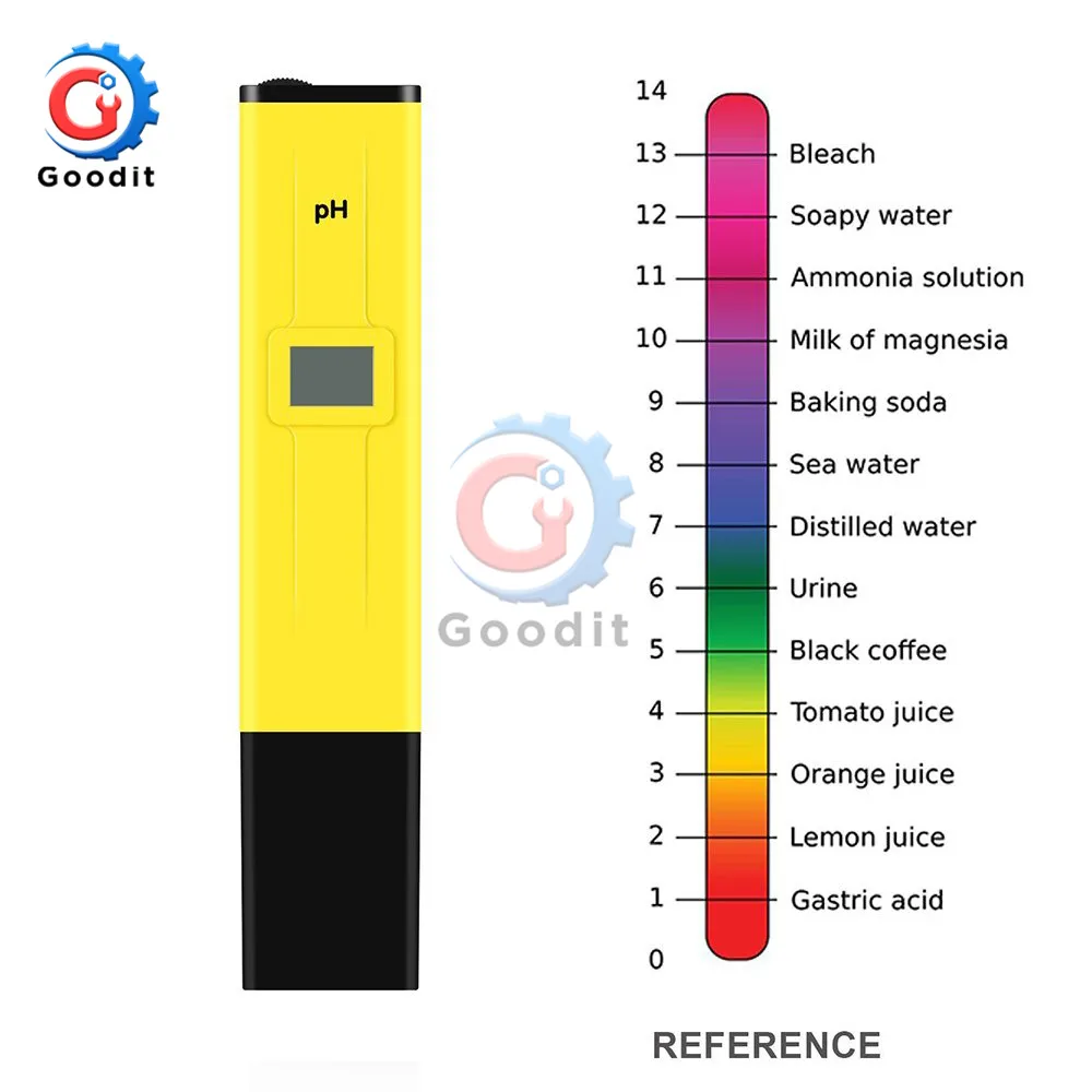 Digital ph Medidor ph Pen Tester Acidez Água ph Medidor Profissional para Home School Laboratório Aquacultura Aquário Piscina