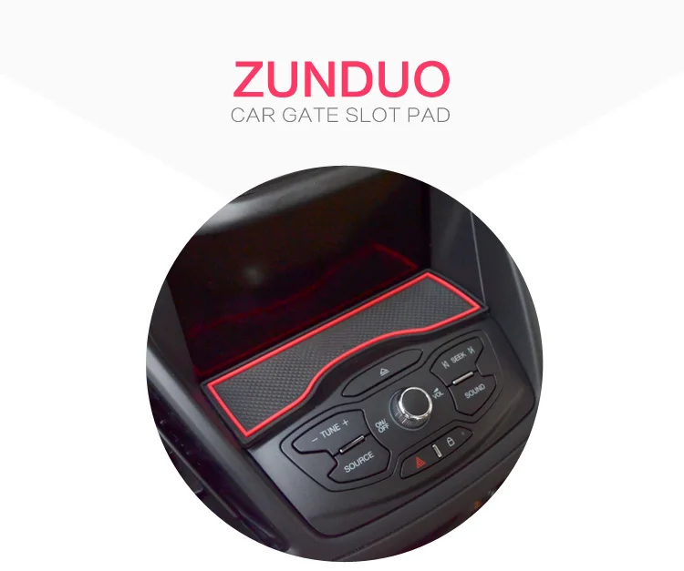 Für Toyota Yaris 2020 2021 Anti-Slip Tor Slot Tasse Matte für Hybrid GR Sport Stil Änderung Zubehör Pad – Detail 3