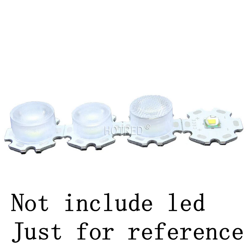 10pcs Lenses 13.5mm 5050 XML T6 XML-L2 LED Lens 30 60 Degree XHP50 Optical Grade PMMA Led Lens Holder Plano Reflector Collimator