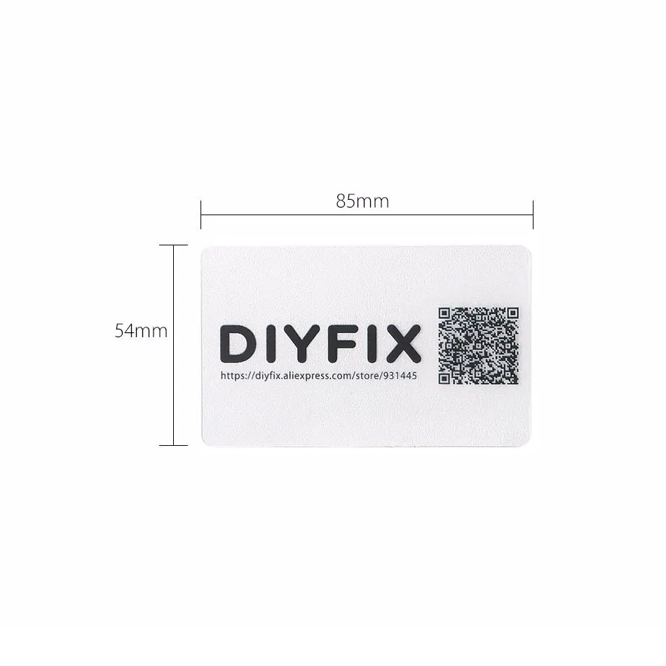 DIYFIX 10pcs Plastic Card for Android iOS Mobile Phone Pry Opening Scraper for iPad Tablets PC Teardown Repair Tool