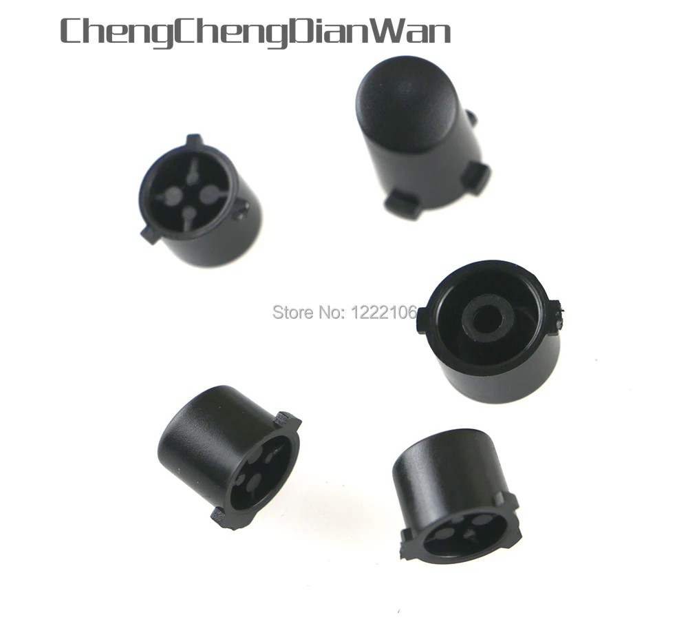 1set di pulsanti ABXY in plastica nera sostituisci il guscio del Controller Wireless della chiave per il Controller Xbox One xboxone