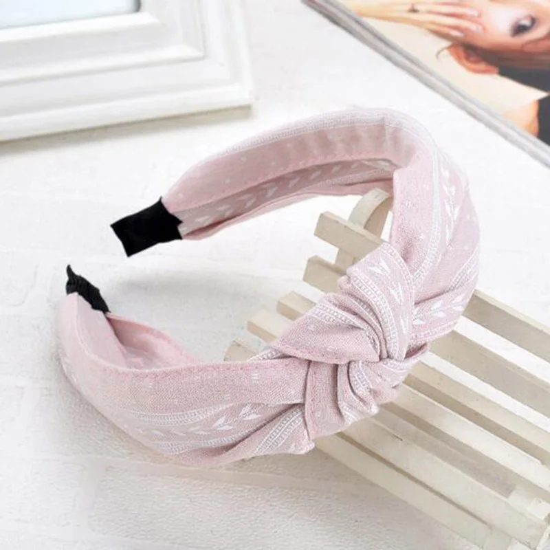 Colors Headband for Women Wide Knot Hairband Girls Hair Headband Hair Hoop Women Hair Accessories Adults Headband Toothed Sale