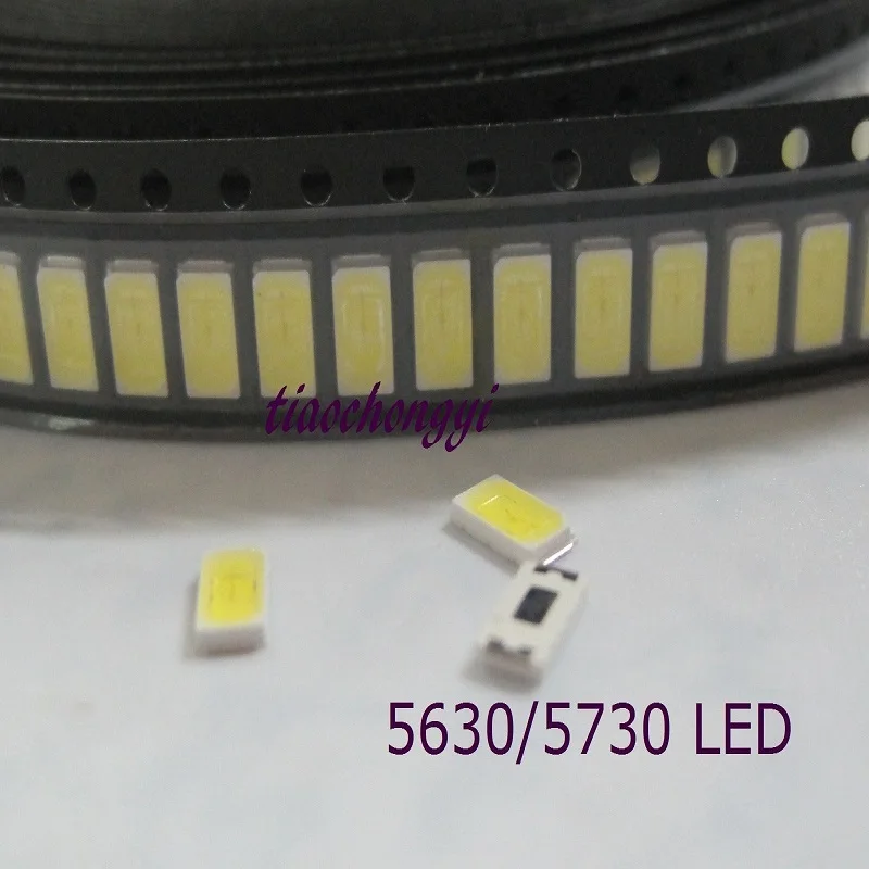 100pcs high power 0.5w 1/2w SMD CHIP 5630/5730 red green blue yellow uv led image 2